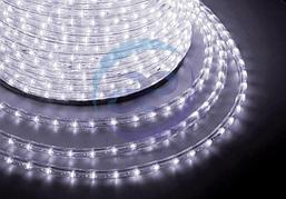 Дюралайт LED, свечение с динамикой (3W) - белый, 36 LED/м, бухта 100м