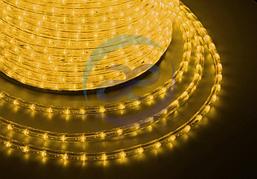 Дюралайт LED, свечение с динамикой (3W) - желтый, 36 LED/м, бухта 100м