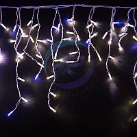 Гирлянда "Айсикл" 4,8х0,6 м, с эффектом мерцания, белый ПВХ, 176LED, цвет: Белый, 220В