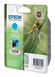 Картридж Epson C13T11224A10 (0822) R270/290/RX590 голубой