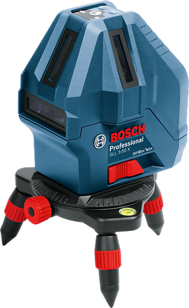 Линейный лазерный нивелир Bosch GLL 5-50 X Professional + мини штатив