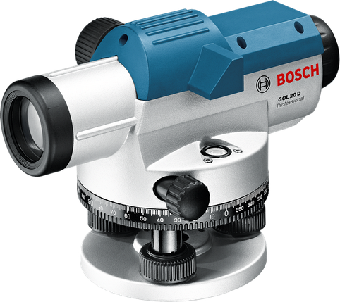 Оптический нивелир Bosch GOL 20 D Professional + Штатив BT 160 + Рейка GR 500 kit, фото 2