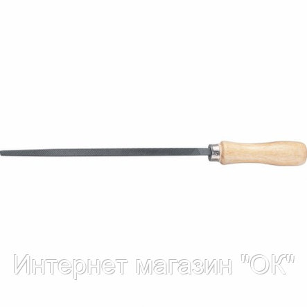 Напильник квадратный, 200 мм, деревянная ручка. СИБРТЕХ, фото 2