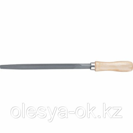 Напильник трехгранный, 200 мм, деревянная ручка. СИБРТЕХ, фото 2