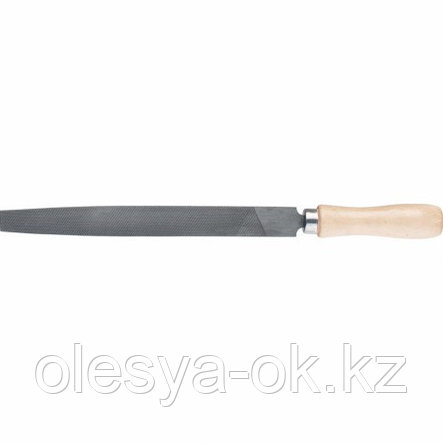 Напильник плоский, 250 мм, деревянная ручка. СИБРТЕХ, фото 2