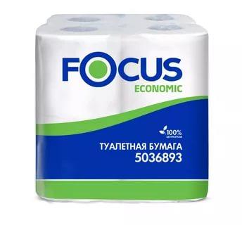 Туалетная бумага Фокус - Focus Economic 8рулона 2слоя/пачка
