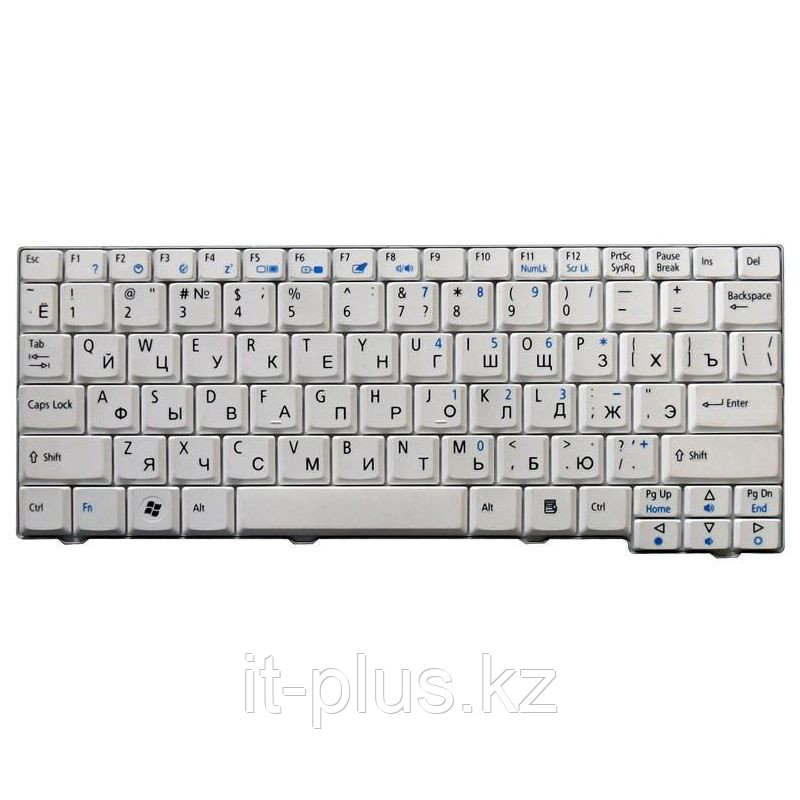 Клавиатура для ноутбука Acer Aspire One A150/ RU, белая