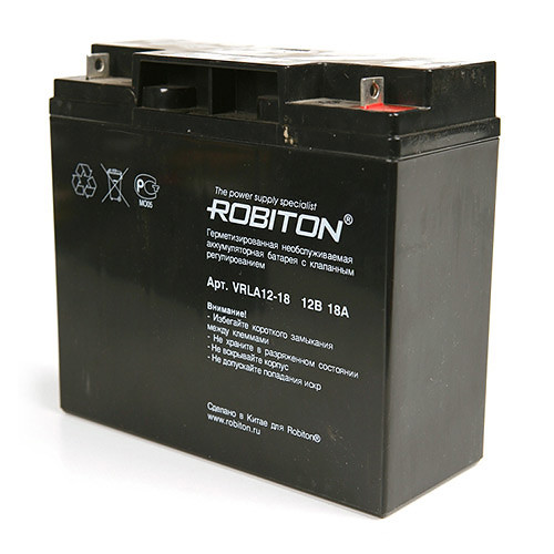 Аккумулятор ROBITON VRLA12-18   12v 18Ah