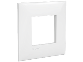 DKC Рамка "Avanti", "Белое облако", 1 пост (2 мод.)
