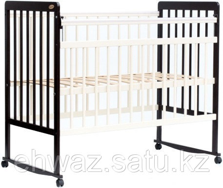 Кровать детская Bambini Евро стиль M 01.10.03 Темный орех+Слоновая кость