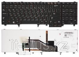 Клавиатура для ноутбука Dell Latitude E6520/ E6530/ E6540/ RU, подсветка, черная