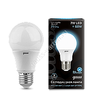 Лампа Gauss LED A60 E27 7W 4100K 102502207 Лампа Gauss LED A60 E27 7W 4100K