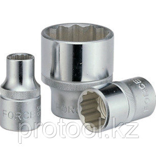 Головка торцевая 9мм 1/2" 12-гранная L38мм F-54909 "FORCE", фото 2
