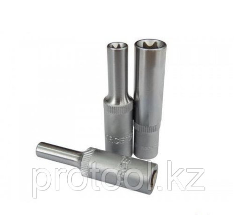 Головка торцевая 12мм 1/4" 12-гранная глубокая L50мм F-5295012 "FORCE", фото 2