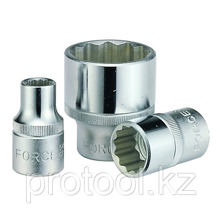 Головка торцевая30мм 1/2" 12-гранная L45мм F-54930"FORCE", фото 2