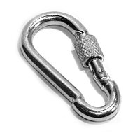 Карабин с предохранительной гайкой, 5 см