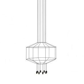 Подвесной светильник Wireflow 0299 Pendant Light, фото 2