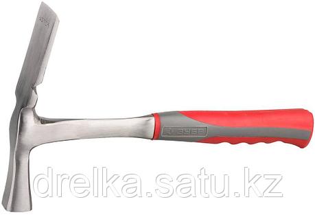 Молоток-кирочка КАМЕНЩИКА 600 г цельнокованый, ЗУБР 20145-600, фото 2