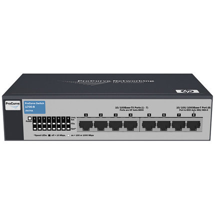 Коммутатор HP 1700-8, фото 2