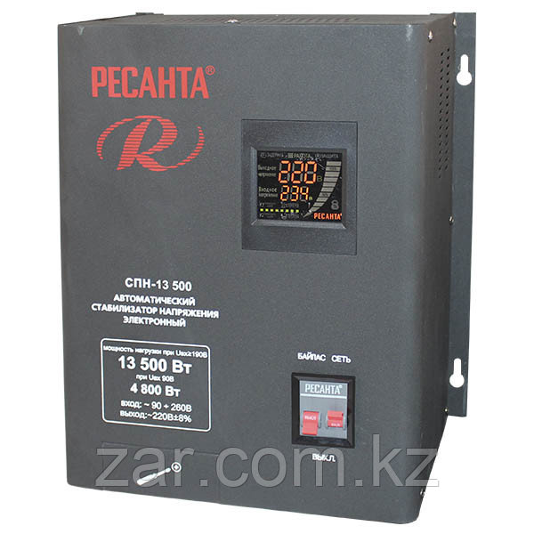 РЕСАНТА СПН-13500 Однофазный цифровой стабилизатор пониженного напряжения