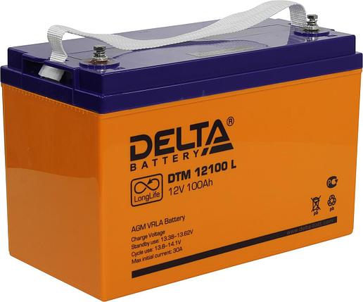 Аккумуляторная батарея Delta DTM 12100L, фото 2