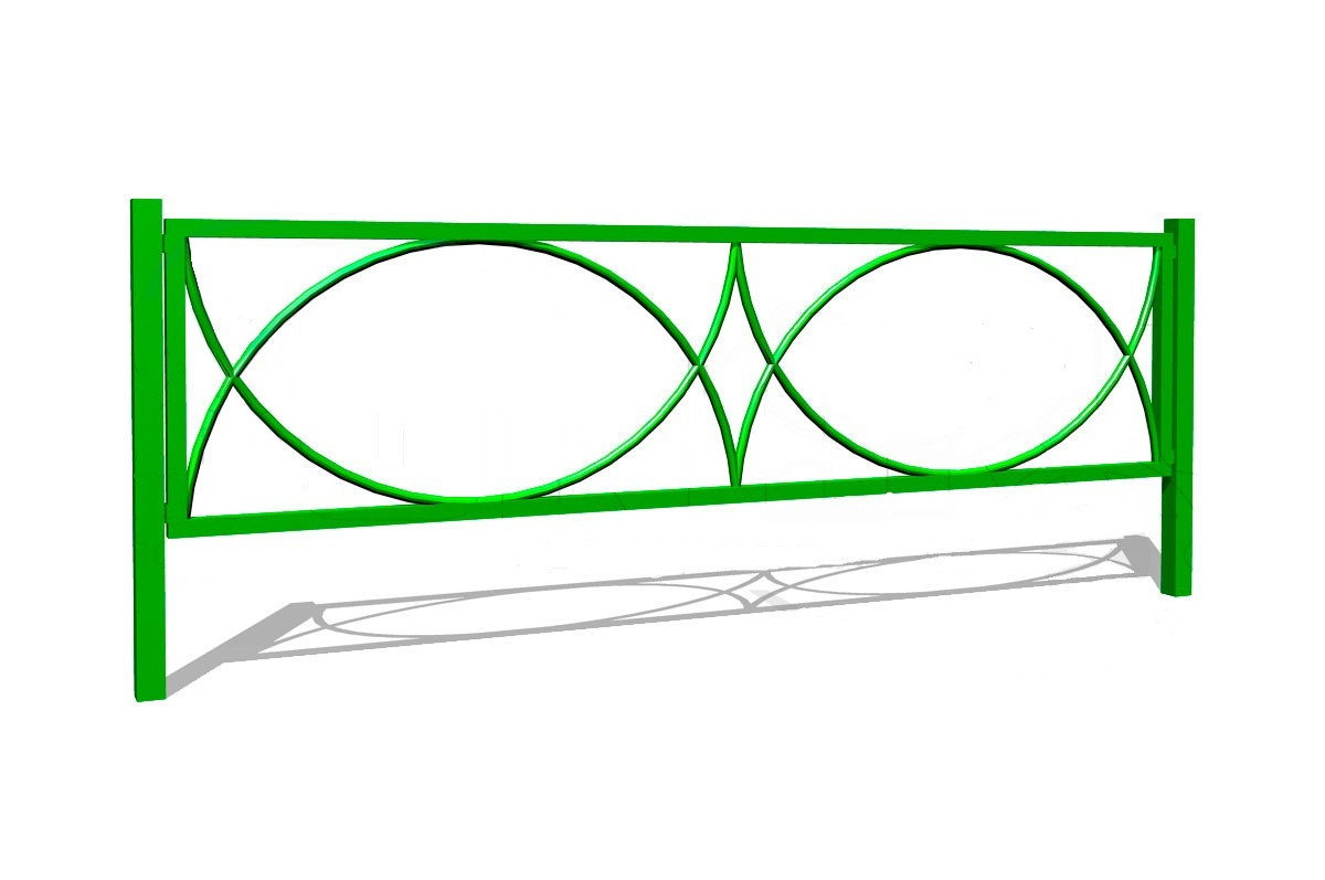 Ограждение металлическое