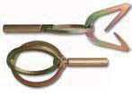 Устройство захвата из оцинкованной стали для соединения M12, Ø 7,5 мм, 80-100 Øтр/мм