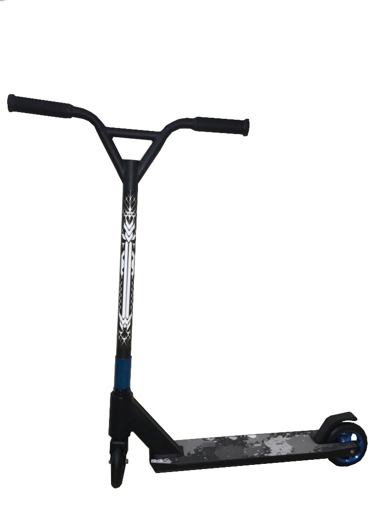 Трюковый самокат SHOW SCOOTER Black-Blue - фото 3 - id-p57363162