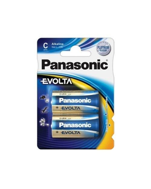 Батарейка щелочная PANASONIC Evolta C/2B