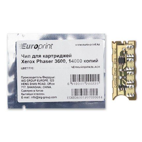 Чип Europrint Для картриджей Xerox Phaser 3600 14000 страниц.