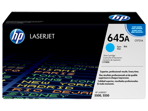 Картридж HP C9731A, голубой