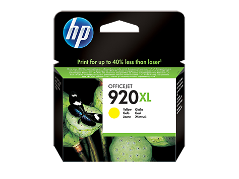 Картридж струйный HP Yellow Ink №920XL (CD974AE)