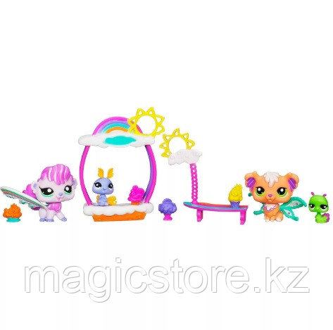 Littlest Pet Shop Fairies Shimmering Sky Candy Cloud Cafe Set, Hasbro Кафе Конфетное облако с феями - фото 3 - id-p51628306