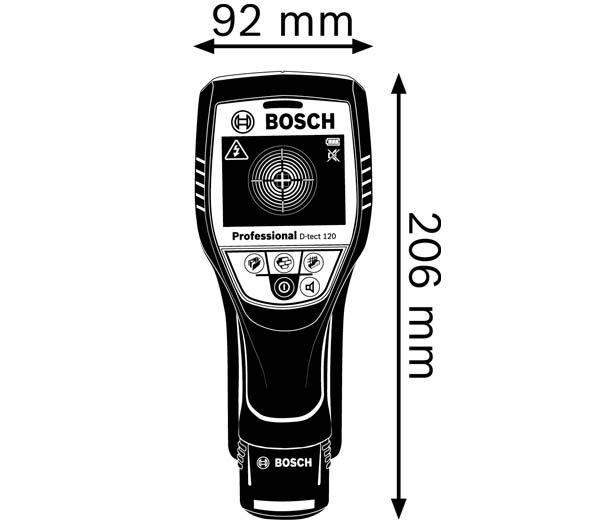 Детектор Bosch D-Tect 120 - фото 3 - id-p57377461