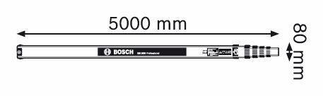 Измерительная рейка Bosch GR 500 - фото 3 - id-p57377478