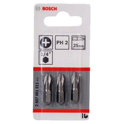 Бита Bosch Extra-Hart PH 2 x 25 мм, 3 шт - фото 3 - id-p57377634