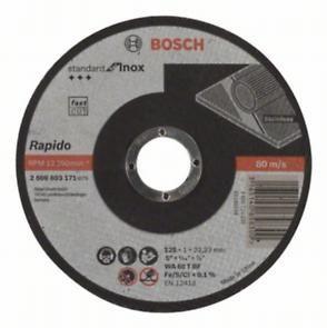 Отрезной круг Bosch Standard for Inox 125x1.6 мм - фото 2 - id-p57377702
