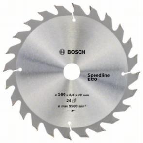 Пильный диск Bosch Speedline Wood ECO 160 x 20/16, Z24 - фото 2 - id-p57377746