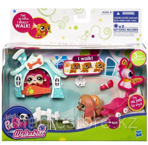 Littlest Pet Shop Walkables, Hasbro Игровой набор с ходячим зверьком Такса