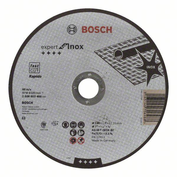 Отрезной круг Bosch Expert for Inox 180x1.6 мм - фото 2 - id-p57377923