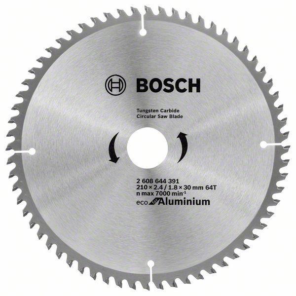 Пильный диск Bosch Eco for Aluminium 210х30, Z64 - фото 2 - id-p57377953
