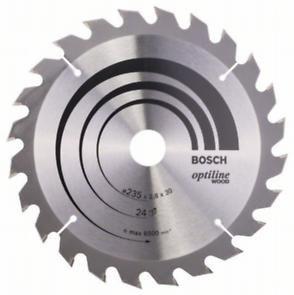 Пильный диск Bosch Optiline Wood 235 x 30/25, Z24 - фото 2 - id-p57378057