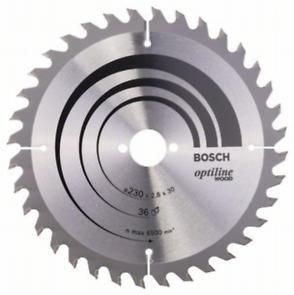 Пильный диск Bosch Optiline Wood 230 x 30, Z36 - фото 2 - id-p57378063