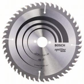 Пильный диск Bosch Optiline Wood 230 x 30, Z48 - фото 2 - id-p57378127