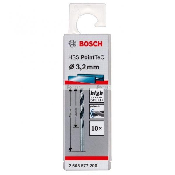 Сверло по металлу Bosch HSS-PointTeQ 3,2 x 65 мм, 10 шт - фото 3 - id-p57378173