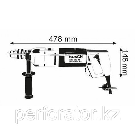 Безударная дрель Bosch GBM 16-2 RE Professional (ЗВП) в Казахстане, фото 2