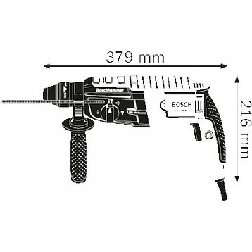 Перфоратор Bosch GBH 2-28 Professional в Казахстане, фото 2
