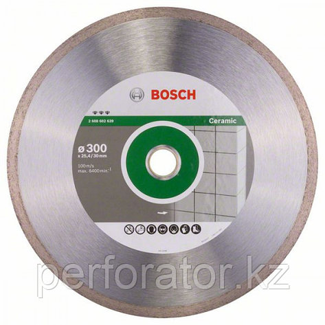 Алмазный отрезной круг Best for Ceramic 300 x 30/25,40 x 2,8 x 10 mm в Казахстане, фото 2