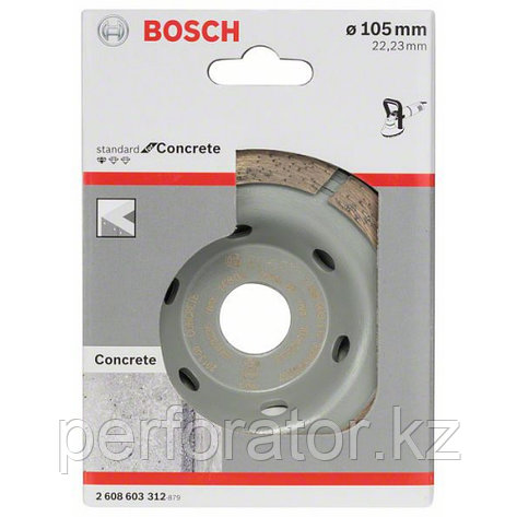 Алмазный чашечный шлифкруг Standard for Concrete 105 x 22,23 x 3 мм в Казахстане, фото 2