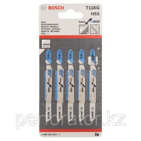 Пильное полотно T 118 G Basic for Metal в Казахстане, фото 2